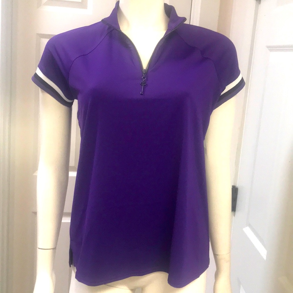 Belyn Key Golf/Tennis/Pickleball Zip Polo, NWT! - Picture 1 of 10